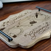 Santa Cookie Serving Tray